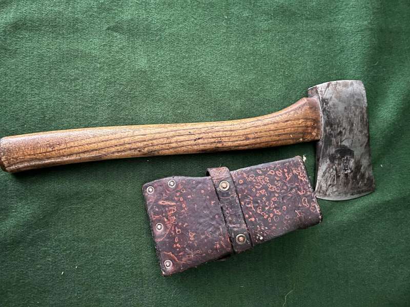 Axe : Beautiful old axe - it has chopped some wood - great condition