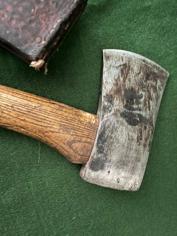 Axe : Beautiful old axe - it has chopped some wood - great condition