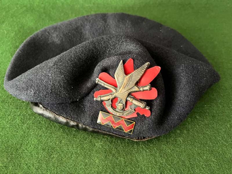 SADF : Artillery Beret - definitely 80"s era - great condition - with beret balkie