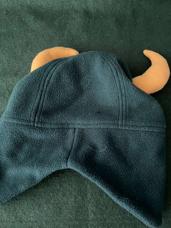 Springbok supporters hat / beanie has horns