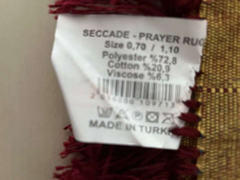 Turkish Mat : 70cm x 110cm