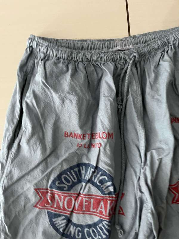 Snowflake Cargo Pants - Size XXL, Grey Color
