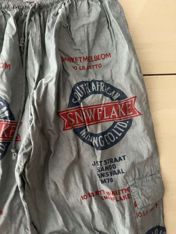Snowflake Cargo Pants - Size XXL, Grey Color