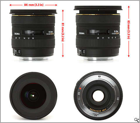 Sigma 10-20mm f/4-5.6 EX DC HSM Lens for Canon Digital SLR Cameras - Wide Angle