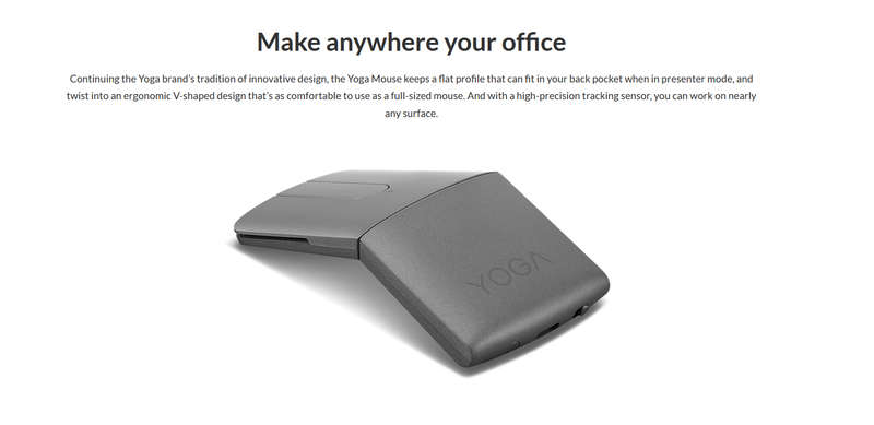 Lenovo Yoga Mouse with Laser Presenter IN VERY GOOD CONDITION