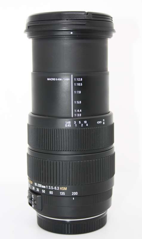 Sigma 18-200mm f/3.5-6.3 DC Auto Focus OS (Optical Stabilizer) Zoom Lens for Canon DSLR Cameras