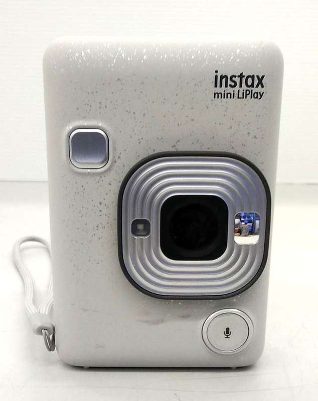 Fujifilm Instax Mini LiPlay 4.9MP Instant Camera - Stone White