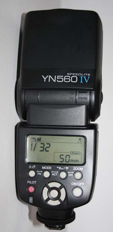 Yongnuo YN560-IV Speedlite Canon Nikon Pentax Olympus Fujifilm Panasonic Digital Cameras