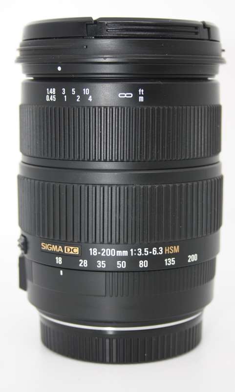 Sigma 18-200mm f/3.5-6.3 DC Auto Focus OS (Optical Stabilizer) Zoom Lens for Canon DSLR Cameras