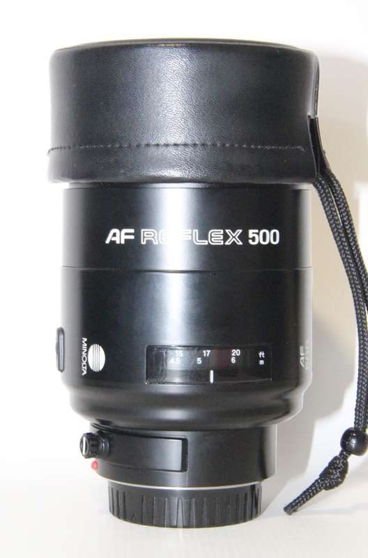 Minolta AF REFLEX 500mm f/8 Mirror Lens for Sony A-mount
