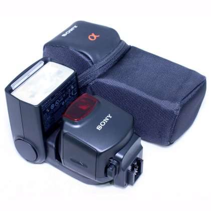 Sony HVL-F43AM Compact External Flash for Sony Alpha Cameras
