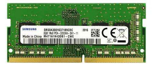 Samsung 8GB 1Rx8 PC4-3200AA-SA1-11 RAM DDR4 3200mhz Laptop RAM
