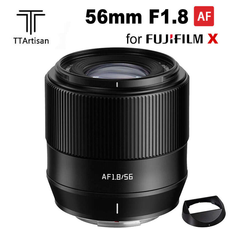TTArtisan APS-C AF 56mm f/1.8 Lens for Fujifilm X-Mount (Crop Sensor) (Black) BRAND NEW CONDITION