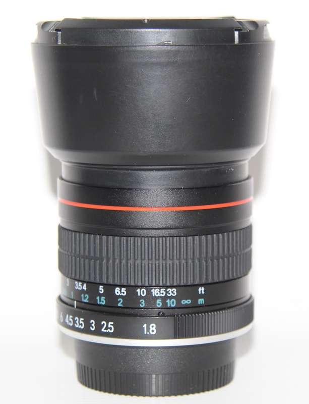 Lightdow 85mm F1.8 Large Aperture Fixed Focus Portrait Macro Manual Focus Camera Lens for Nikon
