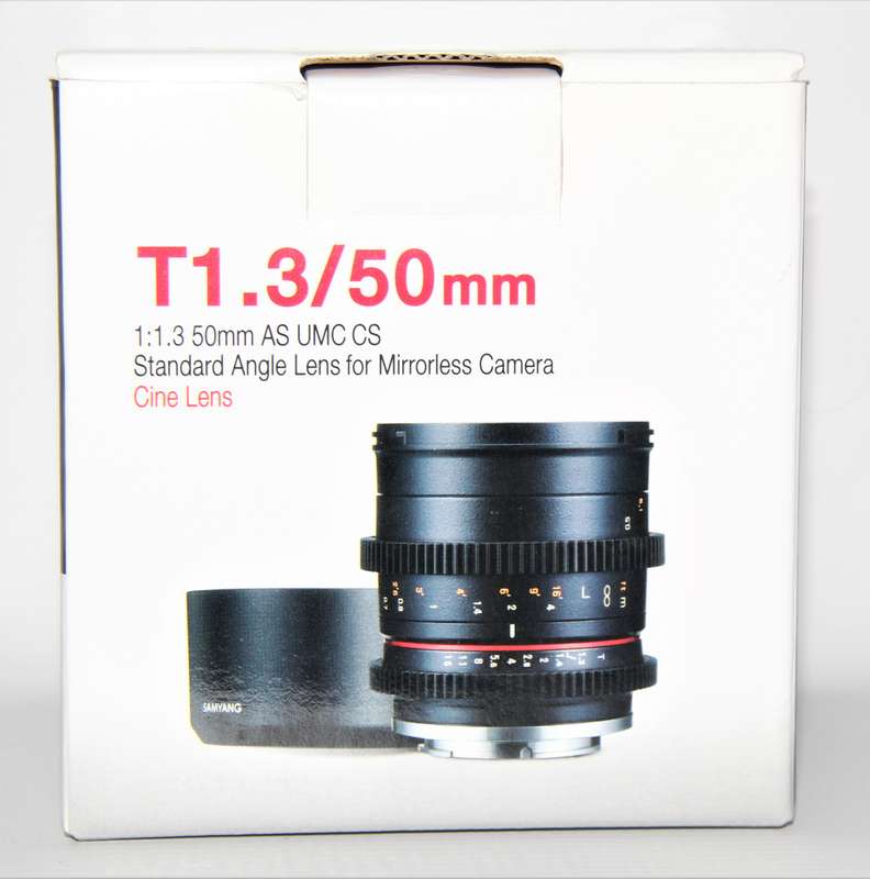 SAMYANG 50mm T1.3 AS UMC CS Compact High-Speed Cine Lens for Micro Four Thirds