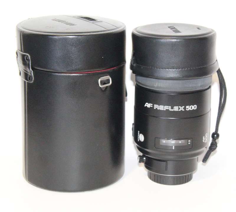 Minolta AF REFLEX 500mm f/8 Mirror Lens for Sony A-mount