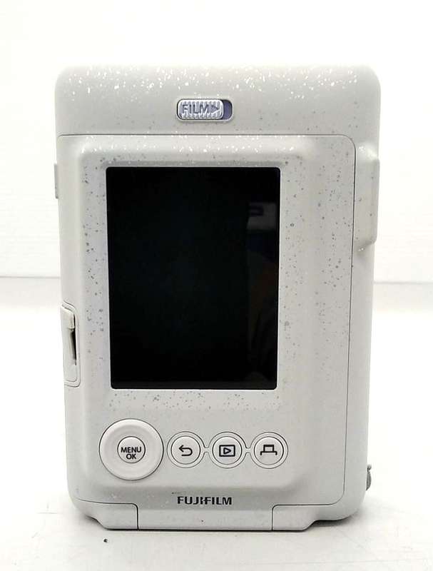 Fujifilm Instax Mini LiPlay 4.9MP Instant Camera - Stone White