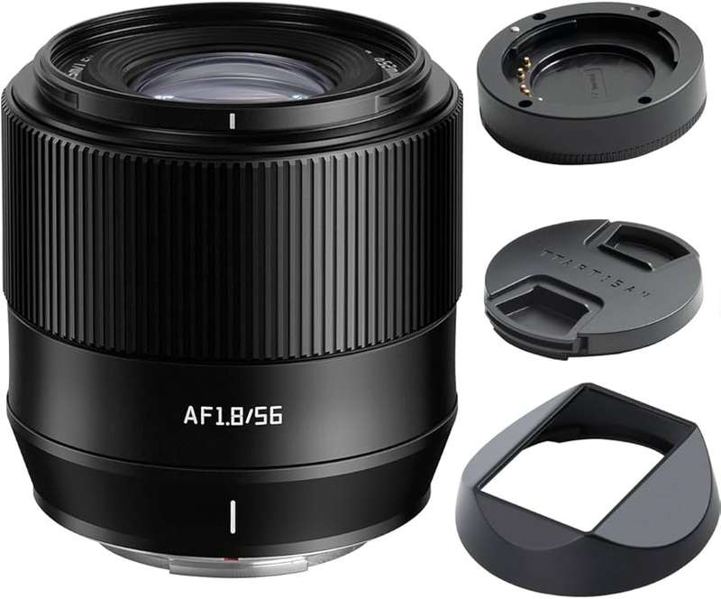 TTArtisan APS-C AF 56mm f/1.8 Lens for Fujifilm X-Mount (Crop Sensor) (Black) BRAND NEW CONDITION