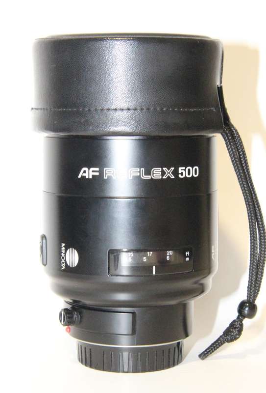 Minolta AF REFLEX 500mm f/8 Mirror Lens for Sony A-mount