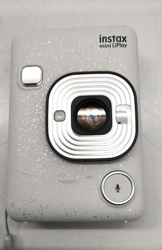 Fujifilm Instax Mini LiPlay 4.9MP Instant Camera - Stone White