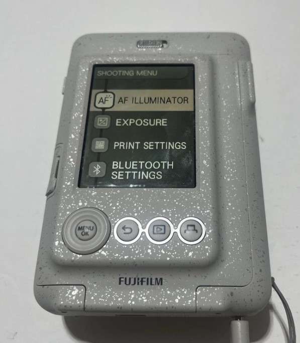 Fujifilm Instax Mini LiPlay 4.9MP Instant Camera - Stone White