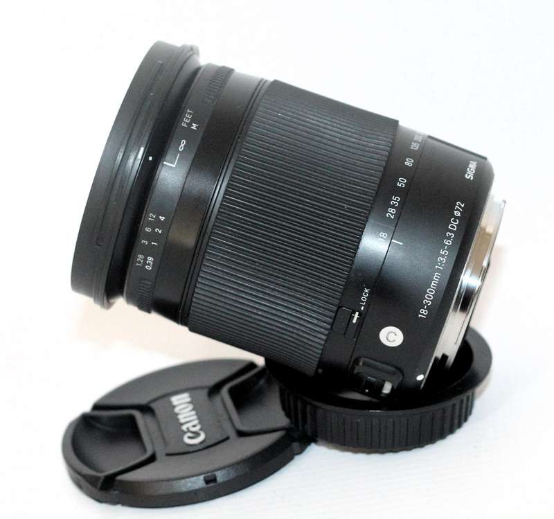 Sigma 18-300mm f/3.5-6.3 DC Macro OS HSM Contemporary Lens for Canon EF