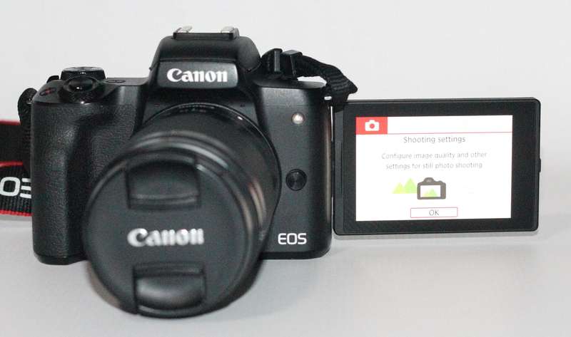 Canon EOS M50 Mark II , 24.1MP , 4K video , With Canon EF-M 18-150mm f/3.5-6.3 IS STM