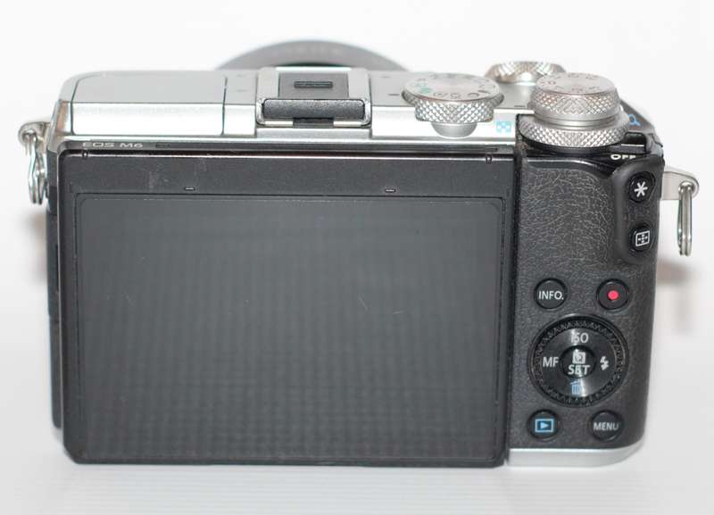 Canon EOS M6 24.2MP WITH Meike MK-C-AF4 EF to M Autofocus Adapter , CHARGER