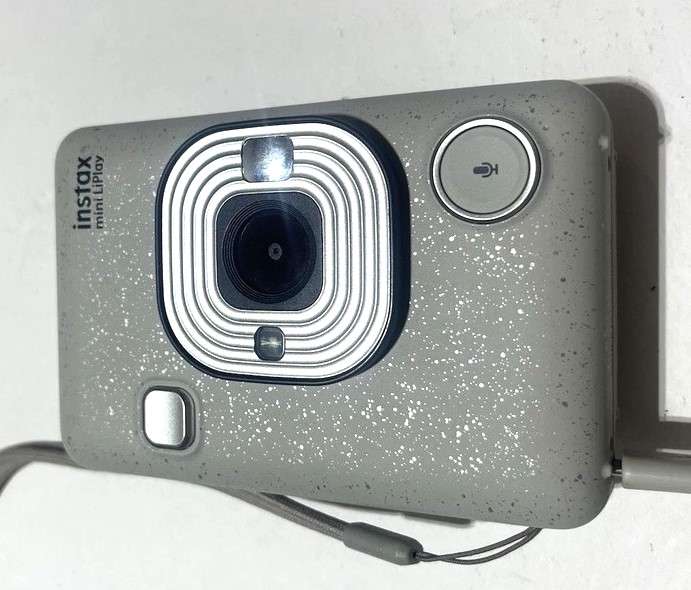 Fujifilm Instax Mini LiPlay 4.9MP Instant Camera - Stone White
