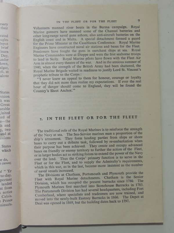 The Royal Marines, The Admirality account of their achievement 1939-43Publ 1944