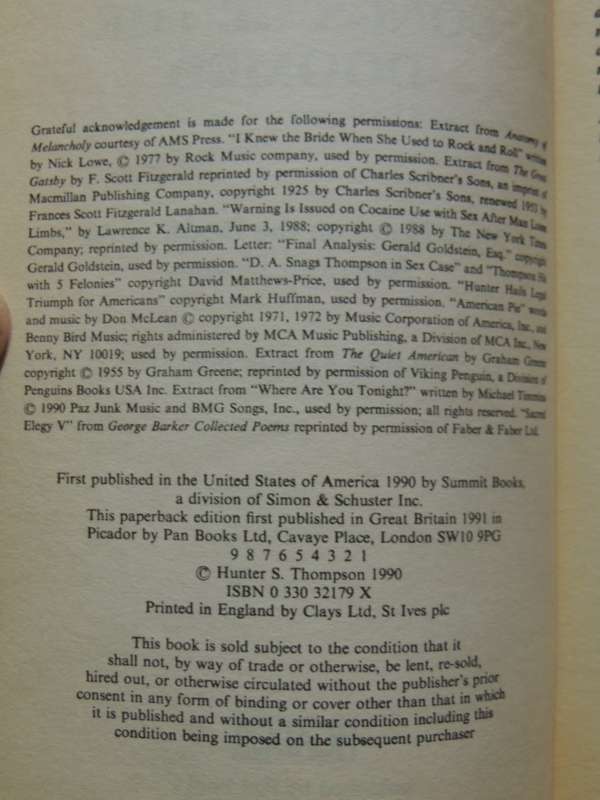 Songs Of The Doomed: Gonzo Papers Vol. 3 - Hunter S. Thompson
