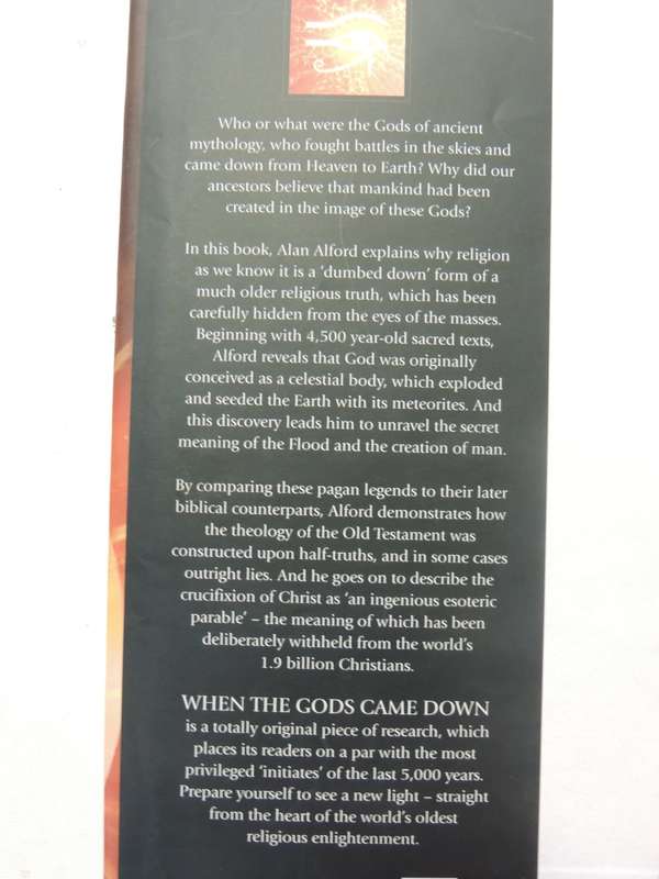 When The Goods Came Down: The Catastrophic Roots Of Religion Revealed - Alan F. Alford