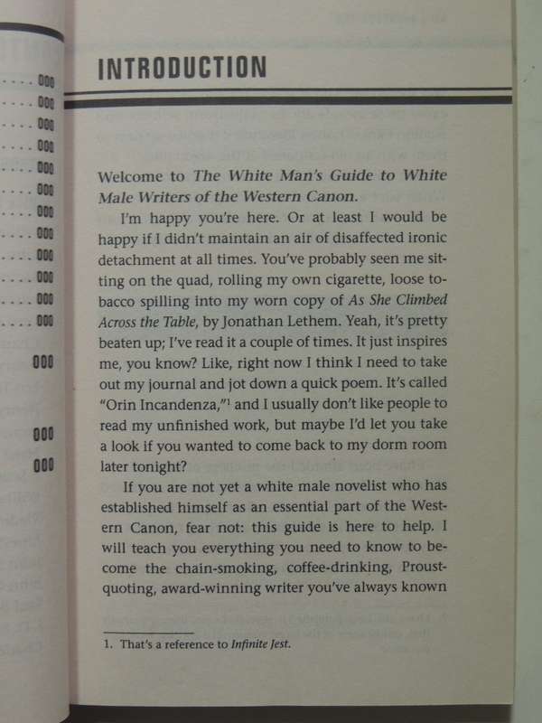 The White Man's Guide To White Male Writers Of The Western Canon - Dana Schwartz