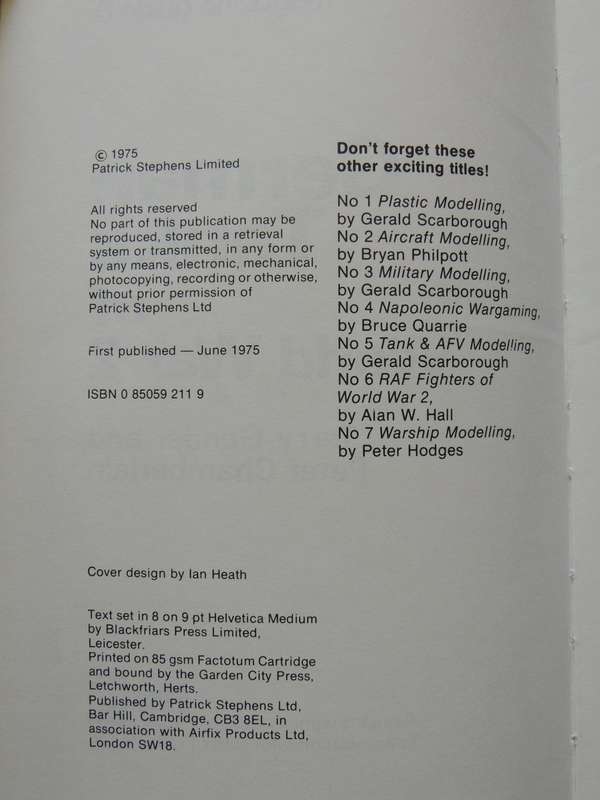 Airfix Magazine Guide 8: German Tanks Of World War 2 - Terry Gander & Peter Chamberlain