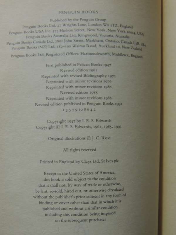 The Pyramids Of Egypt: Revised Edition - I.E.S. Edwards