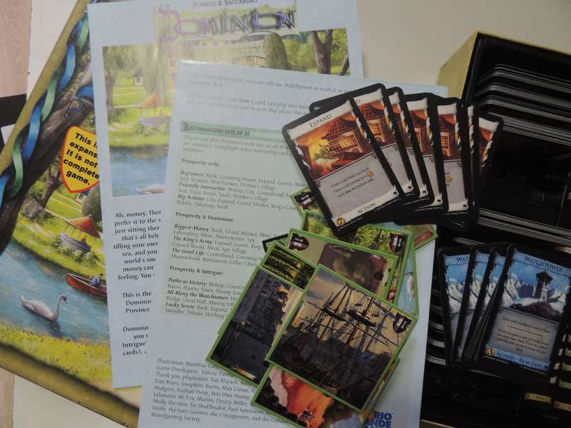 Rio Grande Games: Dominion, The Prosperity Expansion. Not the Complete Game. SEE BELOW