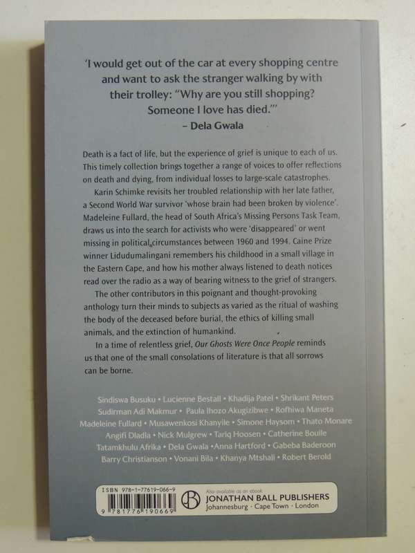 Our Ghosts Were Once People, Stories on Death and Dying - Ed Bongani Kona