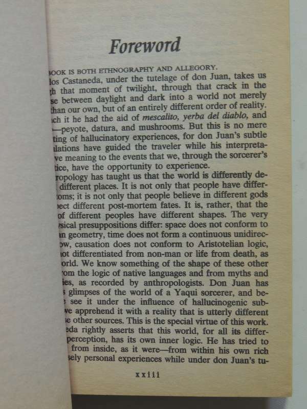 The Teachings of Don Juan: A Yaqui Way of Knowledge - Carlos Castaneda