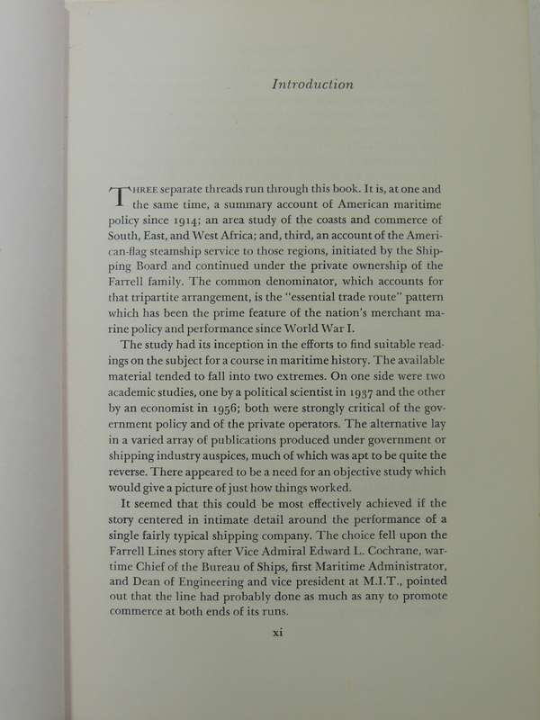 Seaports South Of Sahara: The Achievements Of An American Steamship Service Robert Greenhalgh Albion