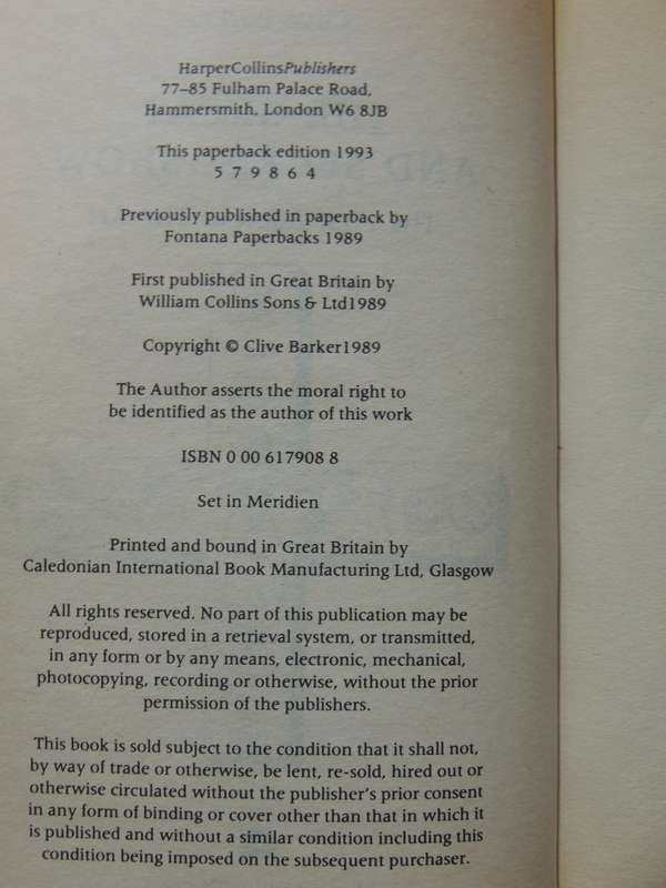 The Great  And Secret Show - The First Book of the Art - Clive Barker