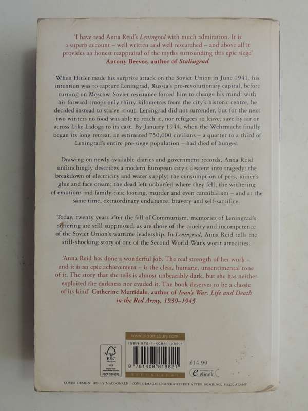 Leningrad - Tragedy Of A City Under Siege - Anna Reid