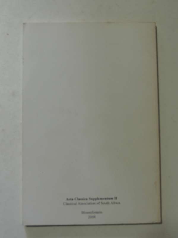 Asklepios: Studies On Ancient Medicine (Acta Classica Supplementum II)ed Louise Cilliers