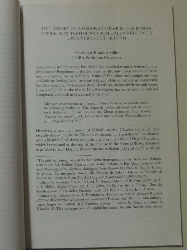 Asklepios: Studies On Ancient Medicine (Acta Classica Supplementum II)ed Louise Cilliers