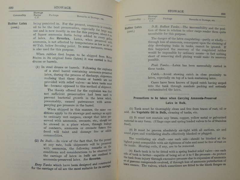 Stowage the Properties and Stowage of CargoesCapt. R.E. Thomas