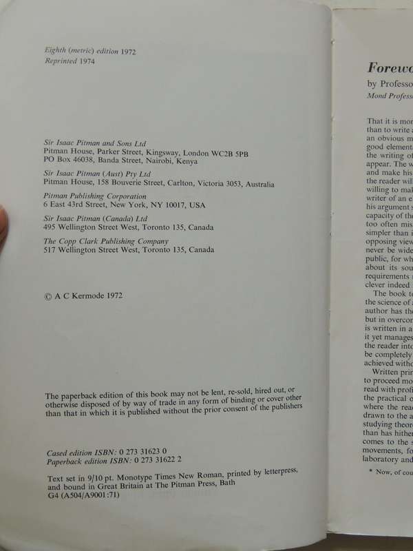 Introductiion To Aeronautical Engineering Series: Mechanics Of Flight- A.C. Kermode