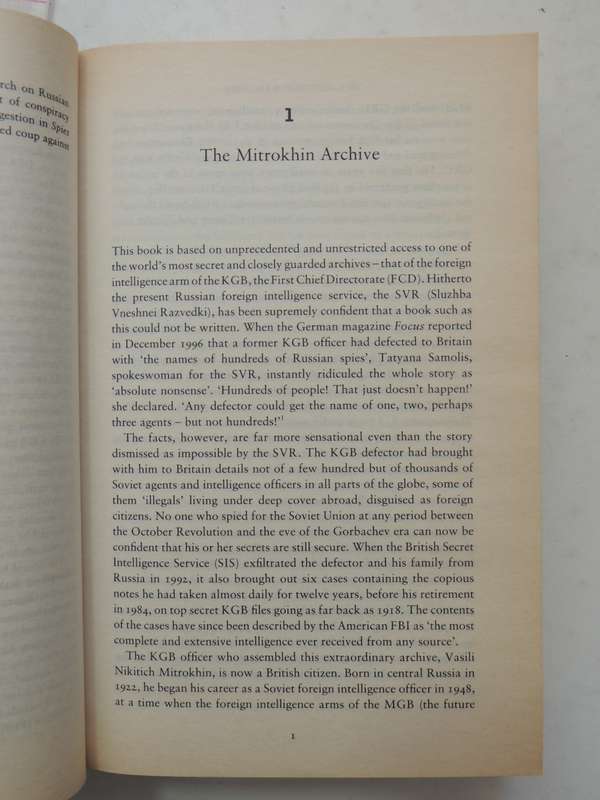 The Mitrokhin Archive, The KGB in Europe & the West-  Christopher Andrew, Vasili Mitrokhin