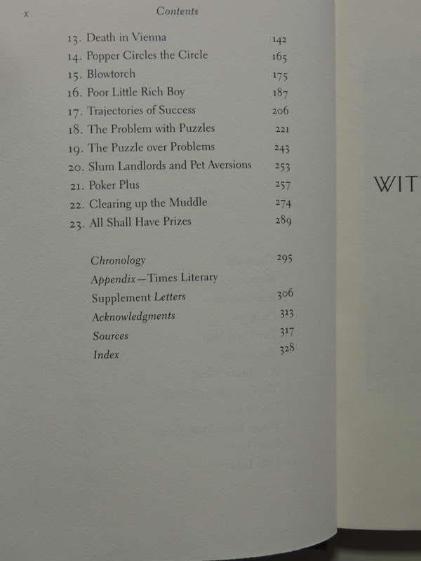 Wittgenstein's Poker: The Story Of A Ten-Minute Argument Between Two Great Philosophers David Edmond