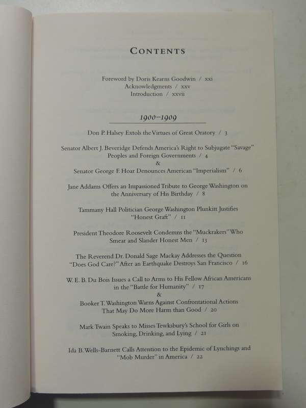 In Our Own Words: Extraordinary Speeches Of The American Century - Sen. Robert Torricelli & A Carrol