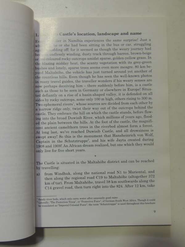 Duwisib: A German Castle In Namibia And Its Master Hansheinrich Von Wolf - Harald N. Nestroy