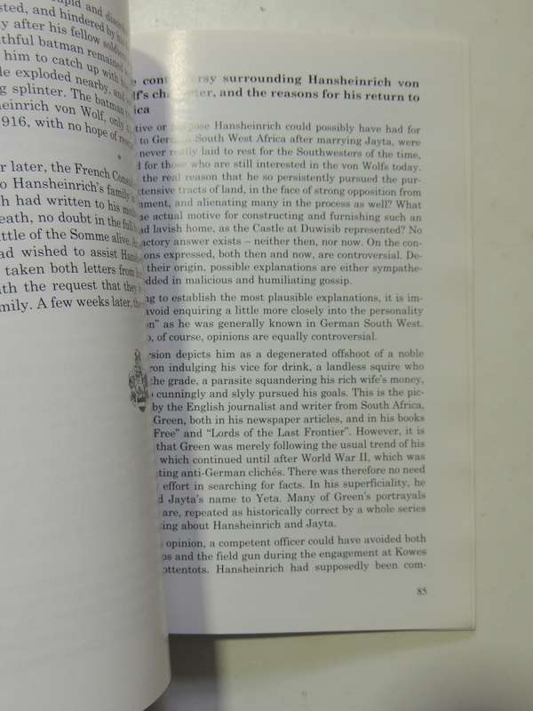 Duwisib: A German Castle In Namibia And Its Master Hansheinrich Von Wolf - Harald N. Nestroy